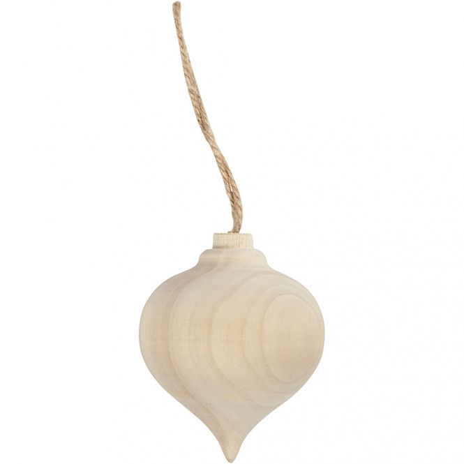 Hovedbilde Dråpe, 5,5 cm, Poppel, 1 Stk.