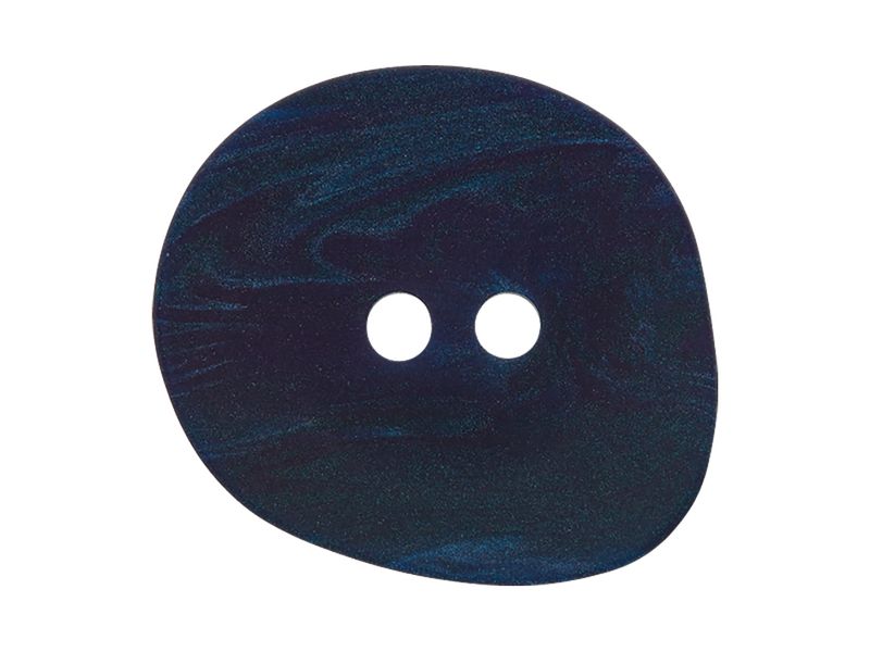Knapp 453993 2-hull 20mm 68 Mørk blå