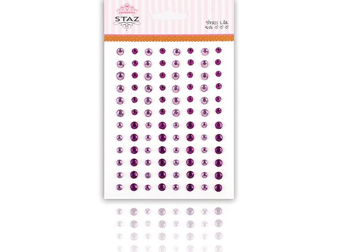 Hovedbilde Strass m/lim - Lilla - 96stk