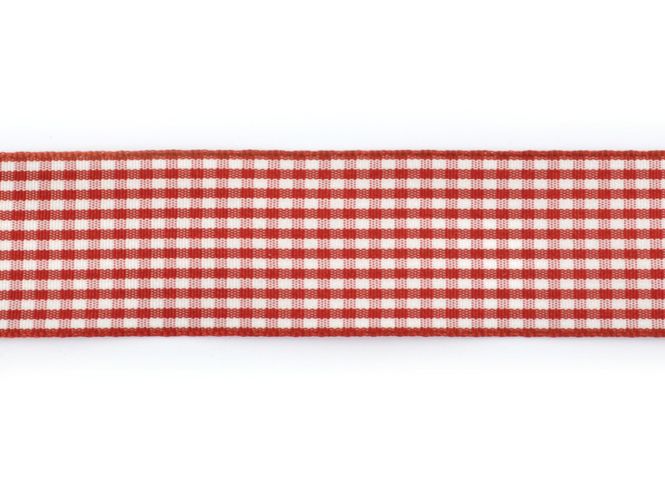Hovedbilde Rutete bånd 25mm  46 Mørk ...