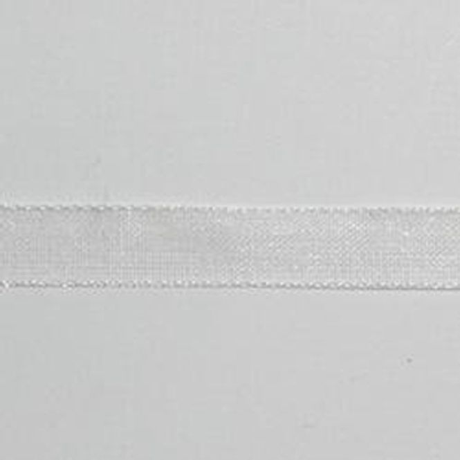 Hovedbilde sheer bånd pudderrosa 7mm