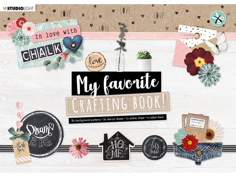 Studio Light MF Crafting Book A4  In Love With Chalk 101