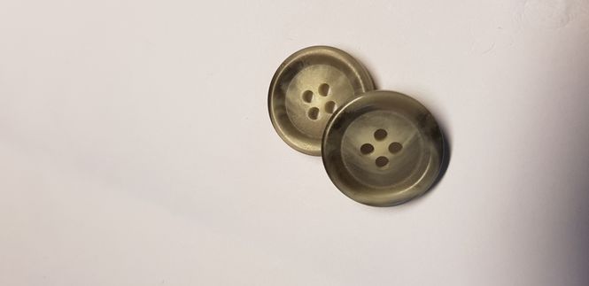 Hovedbilde Knapp 4-hulls 20 mm. Grå