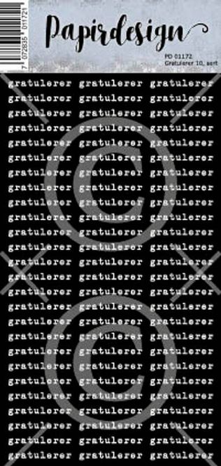 Hovedbilde Papirdesign - Gratulerer 10, ...
