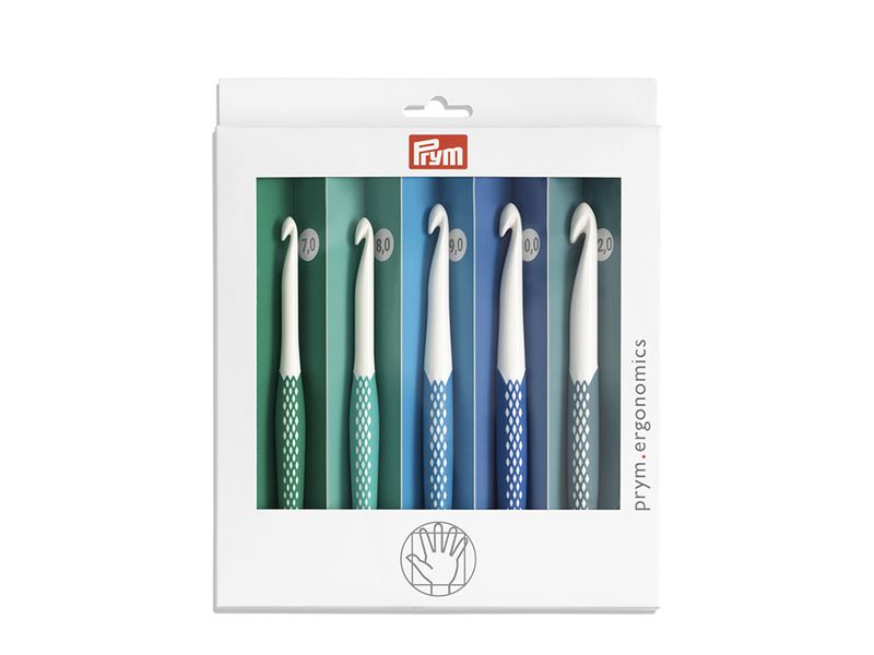 Prym Ergonomics Sett – Heklenål – 5stk 7-12mm Wool