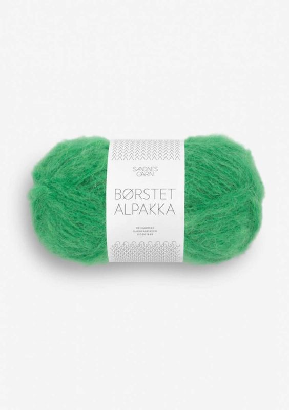 Sandnes Garn Børstet Alpakka 8236 Jelly Bean Green