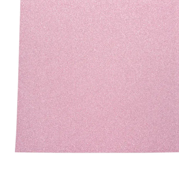 Glitterkartong Lys rosa