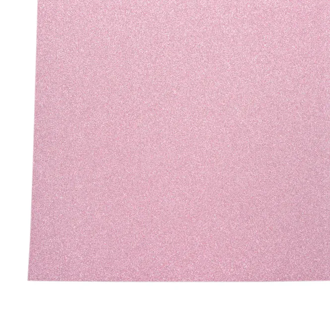 Hovedbilde Glitterkartong Lys rosa