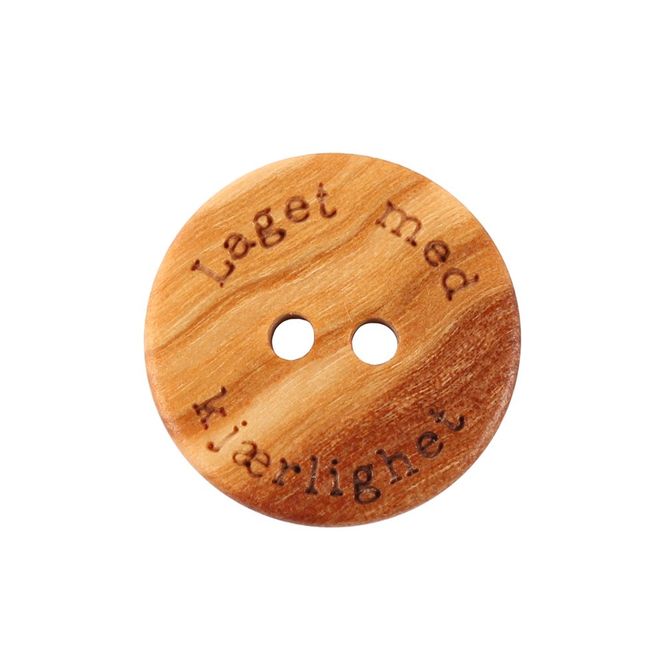 Hovedbilde Treknapp  2-hull 18mm  ...