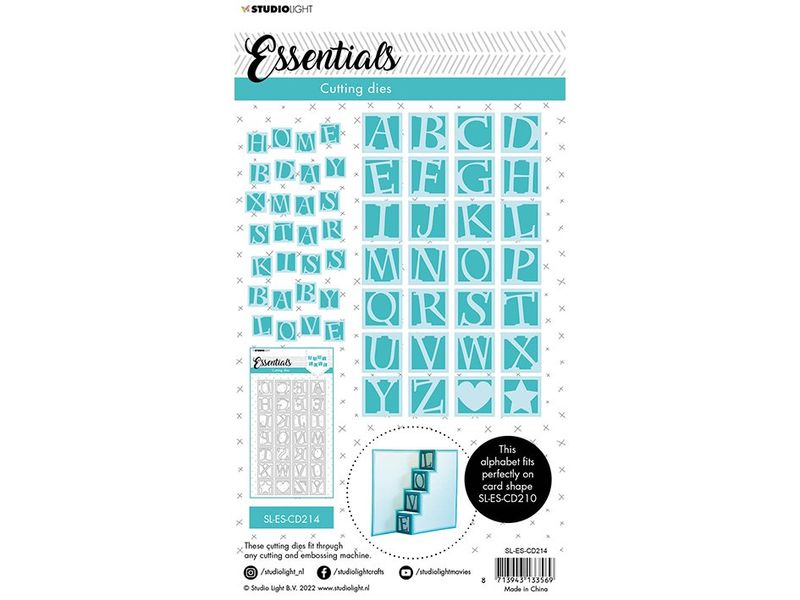Studio Light Essentials Die  Block alphabet