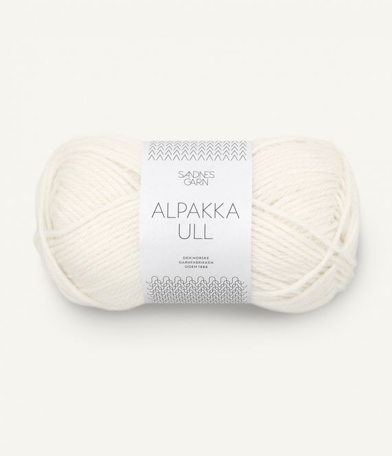 Hovedbilde ALPAKKA ULL Hvit 1002